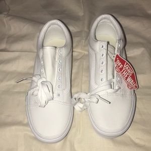 Vans White Plastforms